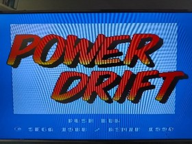 Power Drift Asmik PC Engine HuCard Used Tested Japanese ver with Case