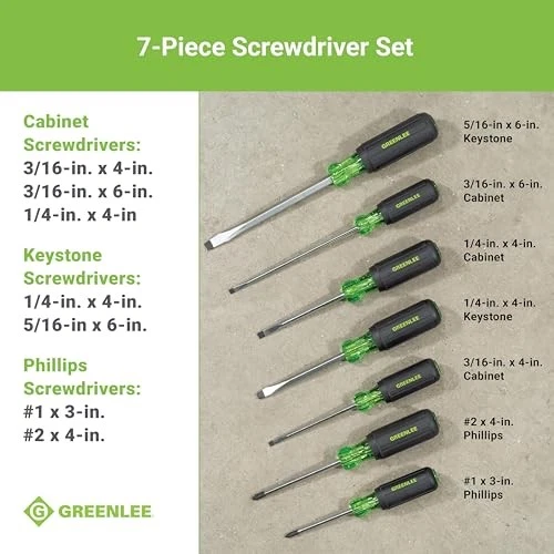Greenlee 0153-02C Screwdriver Set, 7-Piece - Image 4 of 4