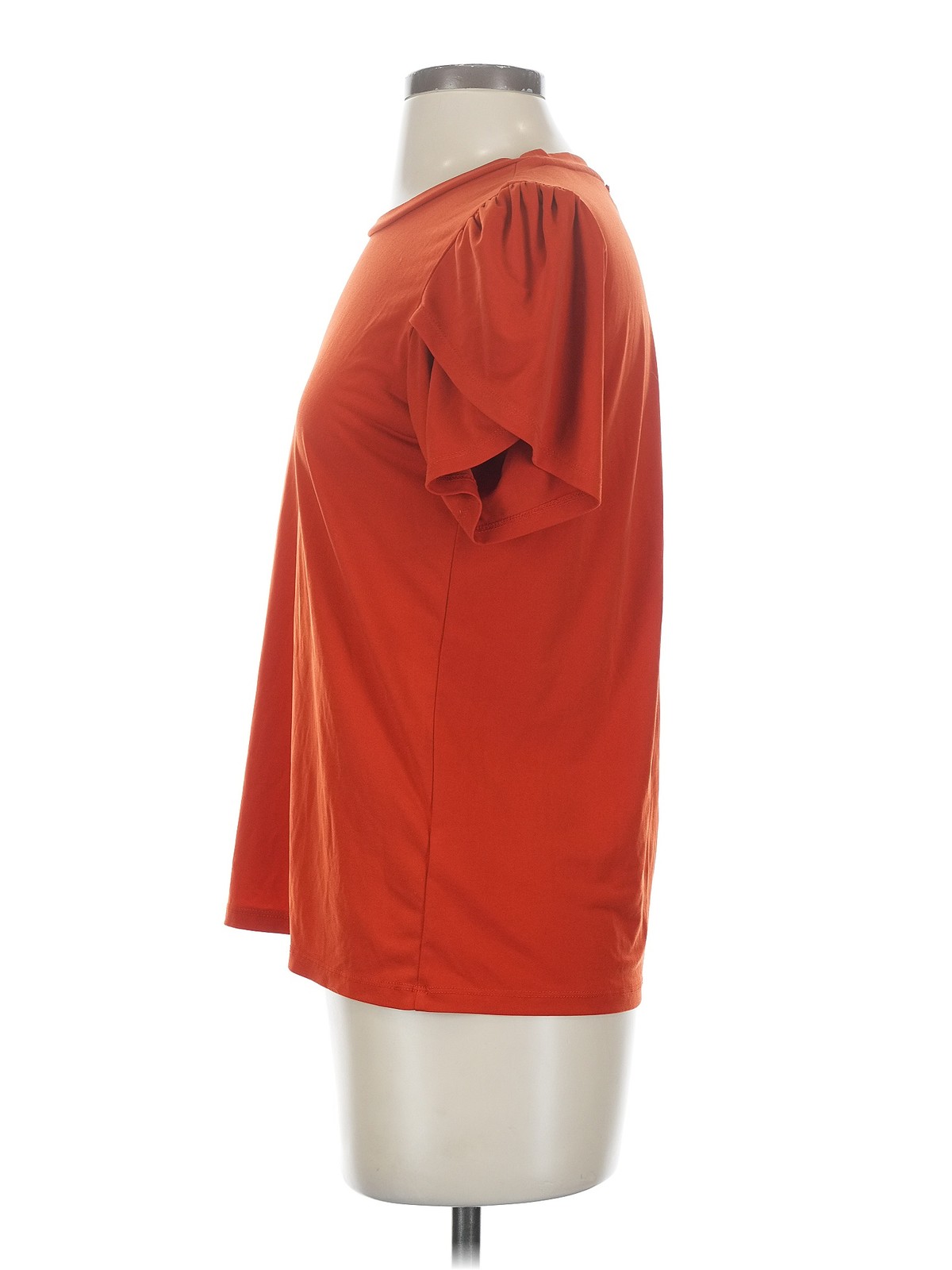 MICHAEL Michael Kors Women Orange Short Sleeve Top S thumbnail 4