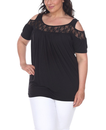 White Mark Damen Übergröße Bexley Tunika Top (schwarz, XX-Large) - Bild 1 von 3
