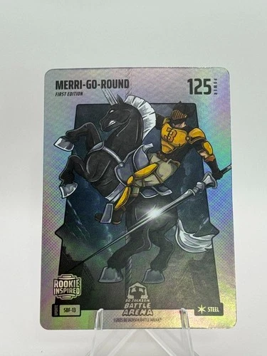 Bo Jackson Battle Arena MERRI-GO-ROUND ~ 1ST EDIT ~ Silver Battlefoil SBF-13