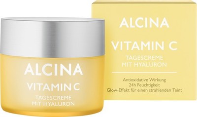 ALCINA Vitamin C Tagescreme - 1 x 50 ml -2025  24h feuchtigkeitsspendende Gesich