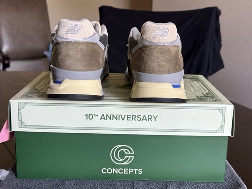Size 10.5M - New Balance 998 x MiUSA Concepts “C-Note 10th Anniversary” - Picture 4 of 6