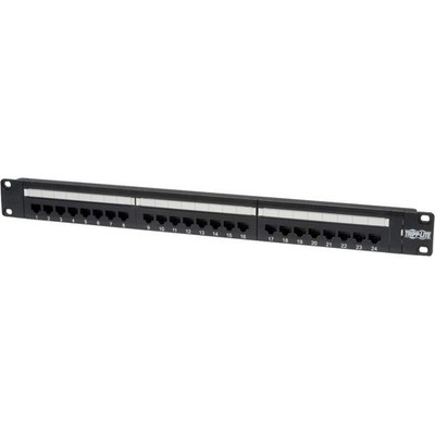 Tripp Lite 24 Port Cat6 Patch Panel 19 Inch Rack Mount With 110 Termination
