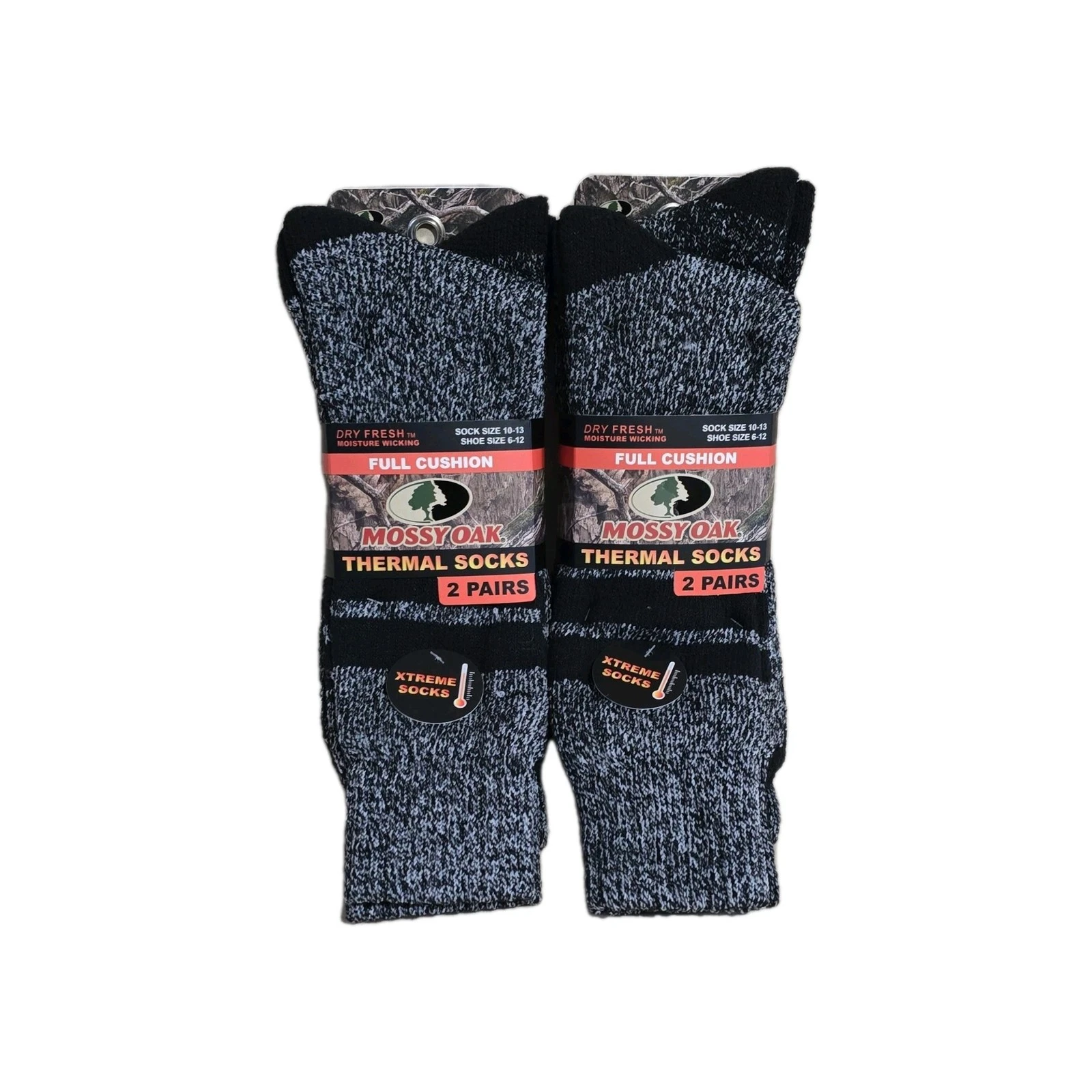 Mossy Oak Thermal Socks 4 Pair Full Cushion Mens 10-13 New with Tags
Opens in a new window or tab