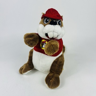 Buc-ee's Beaver Plush Mascot with Shirt and Cap Bucees Stuffed Animal Classic