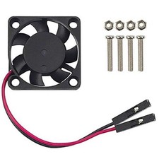 Easycargo Raspberry Pi Fan 30x30x7mm, Cooling Black 1-Pack 