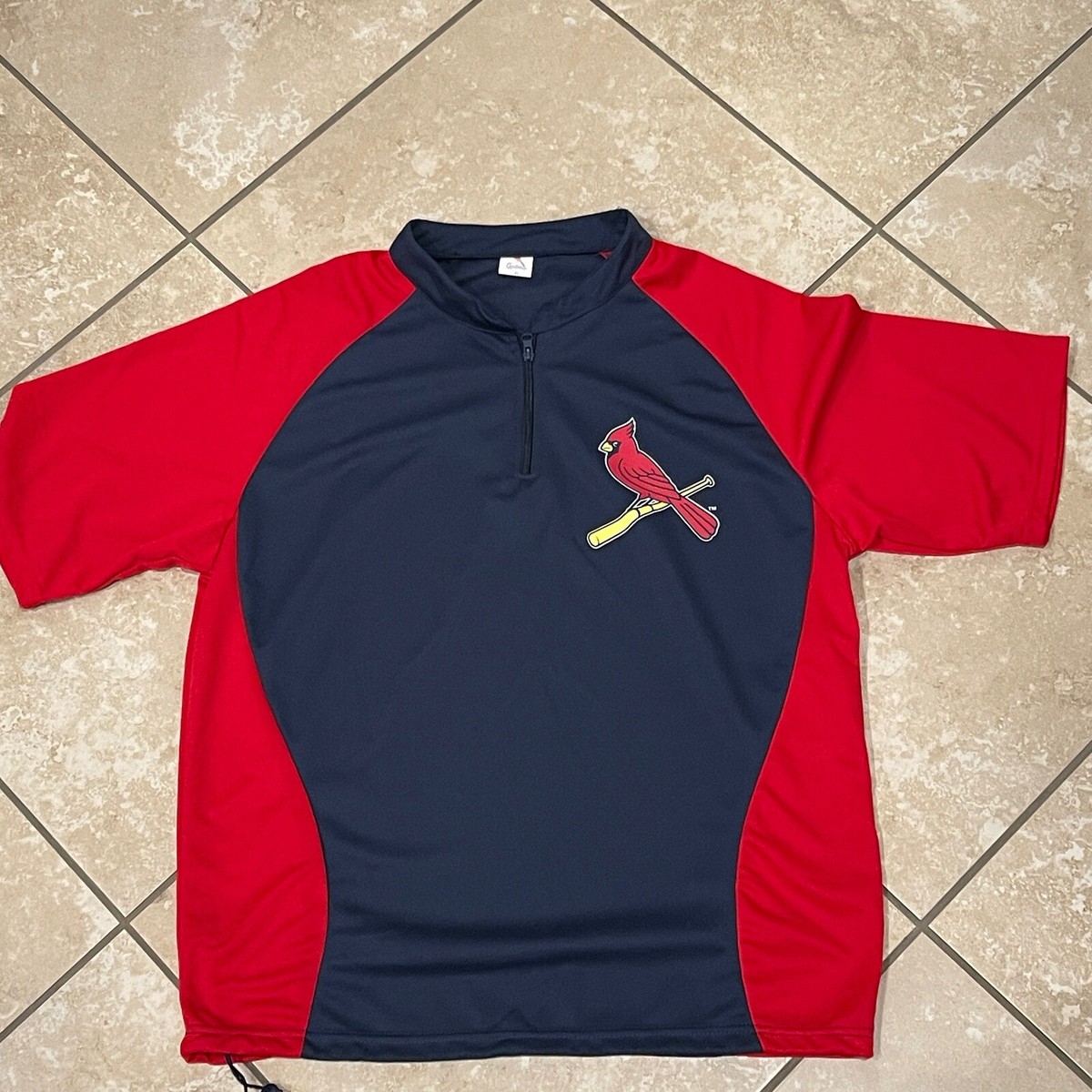 St Louis Cardinals Baseball Jersey Pullover SGA Batting Practice