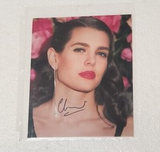 Monaco Princess Charlotte Casiraghi Scarce Signed 8 x 10 Photo ( Gucci Model )