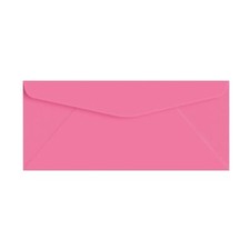  10 Business Envelopes, 4 1/8 x 9 1/2, Ultra Fuchsia, 24w 90gsm , 100 per Pack