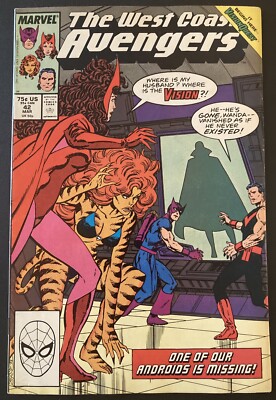 West Coast Avengers #42 NM Vision Quest Begins 1989 Marvel Comics