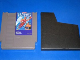 Nintendo NES Capcom Legendary Wings Video game Cartridge w/ Dust Cover (Tested)