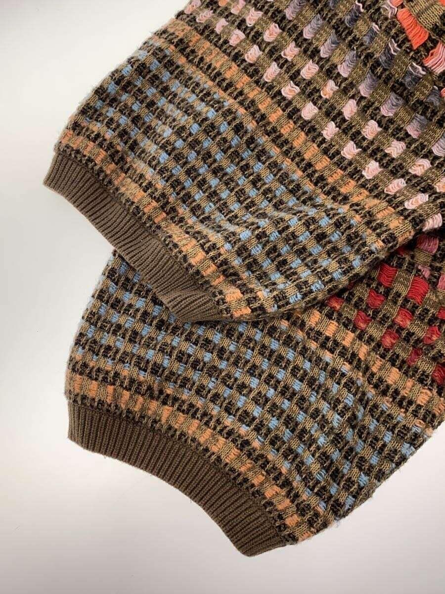 Supreme Polo Shirt 23SS Gradient Grid Zip Up L Cotton Brown Supreme Polo Shirt 23SS Gradient Grid Zip Up L Cotton Brown