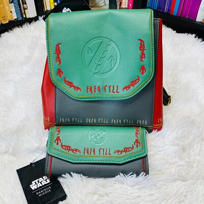 Disney Star Wars X Danielle Nicole Boba Fett Backpack  display picture 3