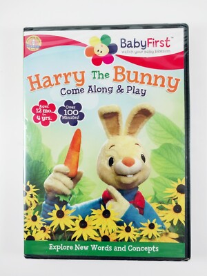 BabyFirst : Harry the Bunny - Come Along Play (DVD, 2013) Sealed | eBay