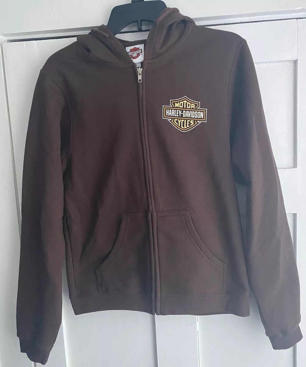 Harley davidson zip up sweatshirt sale