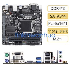 For Gigabyte H310N Motherboard LGA1151 DDR4 DVI VGA Mini-ITX