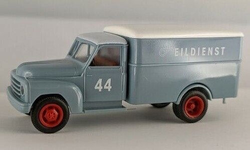 Brekina 93721 - 1/87 Hanomag L 28 Box Eildienst, Freight Car Number 26