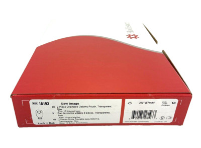 10 Hollister 18193 New Image Drainable Pouch w/Filter, 2-1/4