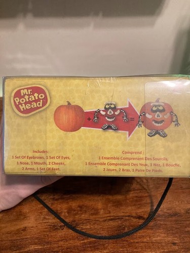 *SEALED* Playskool Mr. Potato Head Pumpkin Push-Ins Skeleton Costume 9 Parts - Picture 5 of 5