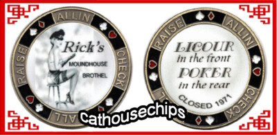 RICK'S MOUND HOUSE Nevada Legal Brothel Brass Coin Cat House Whore House