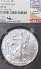 NGC MS-70 FDI MERCANTI!  2020 SILVER EAGLE FIRST DAY OF ISSUE