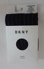 New Women Tights Size Medium DKNY Pinstripe Texture Collants
