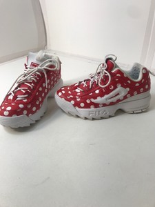 polka dot fila shoes