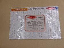 MELISSA  DOUG 5032 SUBTRACTION BUNDLE OF 6 LEARNING MAT