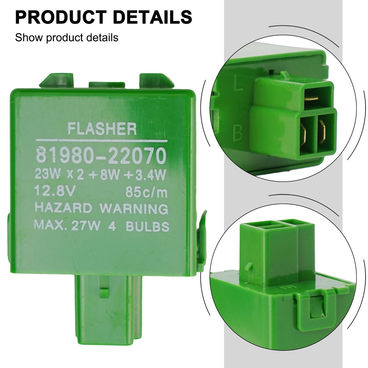 Turn Signal Flasher Relay For Toyota 198388 Pickup & For 4Runner