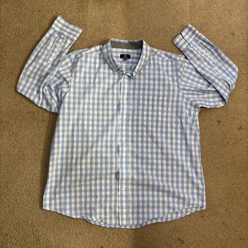 George Shirt Mens XL Lot of 6 Casual Button Down Short Sleeve Plaid Check - Picture 17 of 18