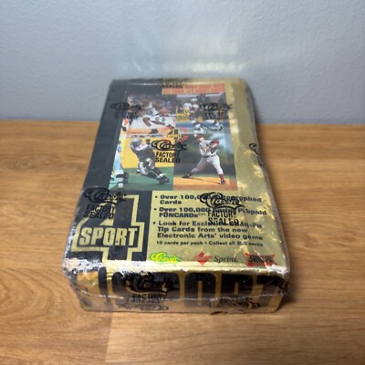 1994 Classic 4 Sport Draft Picks Factory Sealed Box Autograph 36/10 Card Packs 