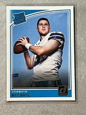 2018 Donruss Mike White Rated Rookie RC #335 Dallas Cowboys Jets Dolphins
