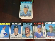 1986 Topps Traded Baseball Card Singles (#1-132) U Pick! 35 Cent Shipping!