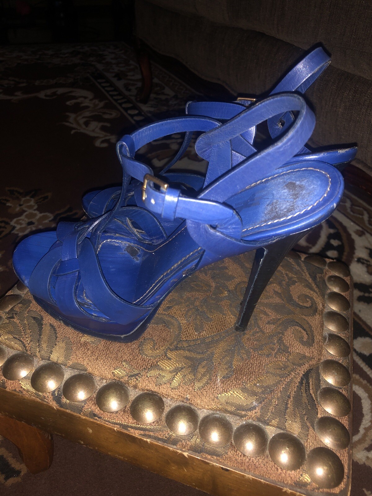 SAINT LAURENT ysl tribute taglia 40 scarpe donna tacchi alti