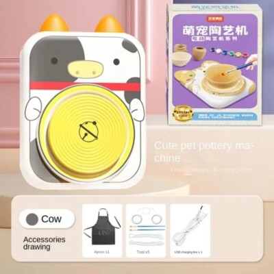 DIY Soft Pottery Clay No-burning No-bake Clay Pottery Clay Machine Electric