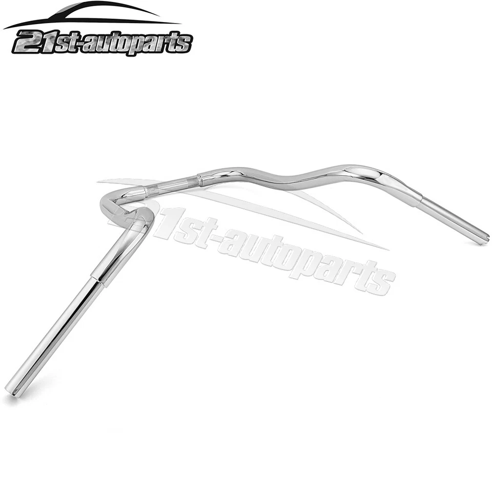 Manillar cruvado con suspensión APE cromado de 16" para Harley Softail Road King Glide Foto 4 de 4