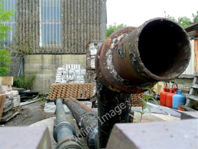 Foto 6x4 Bergung auf dem Rekultivierungshof 1 Upper Rissington Gusseisen DR c2009
