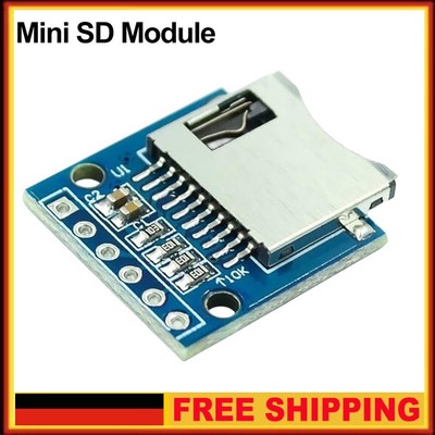 Micro SD TF Card 5V 3.3V Memory Shield Module for Arduino DIY Kit (Mini SD)