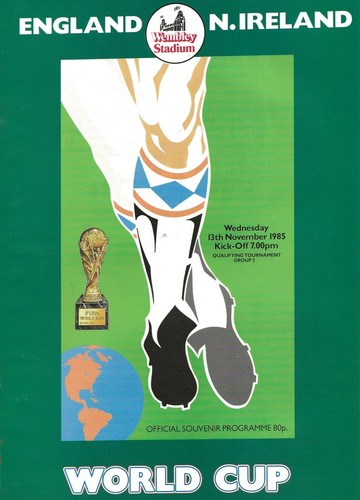 ENGLAND HOME PROGRAMAS INTERNACIONALES DE FÚTBOL 1980 A 1985 ~ TÚ ELIGES CUÁL - Imagen 24 de 24