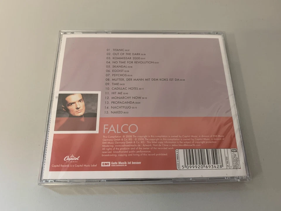 Falco – Essential 1992-1998 - CD © 2008 (NEU, NEW) - Titanic,Kommissar 2000,Egoi - Bild 2 von 2