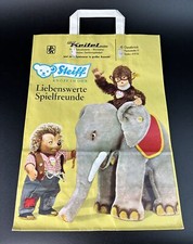 Vintage Steiff Advertisement Paper Bag with Handle 16" x 12" NOS UNUSED