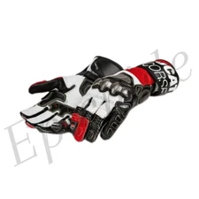 NEW STYLE DUCATI LEATHER RACING GLOVES ARMORED RIDING CE APPROVED FOR MEN BIKERS