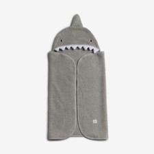 Tiny Kind Cozy Critter Organic Towel Shark 0-24M
