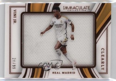 2023 Panini Immaculate Clearly Jerseys 26/99 Vinicius Junior Vini Jr #CJ-VJ b0z