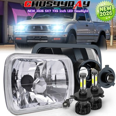 NEW Pair 5X7'' LED Headlights Hi/Lo DRL For Toyota Tacoma 1995 1996 1997 Pickup