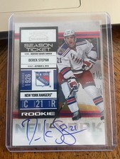 2010-11 Panini NHL Playoff Contenders #151 Derek Stepan Ticket Auto Rookie