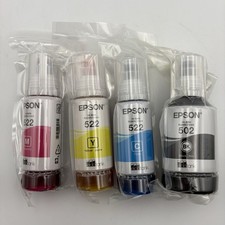 Genuine Epson 522 Ink Bottles 4 Pack for ET-2720 ET-2800 ET-2803 ET-4700 ET-4800