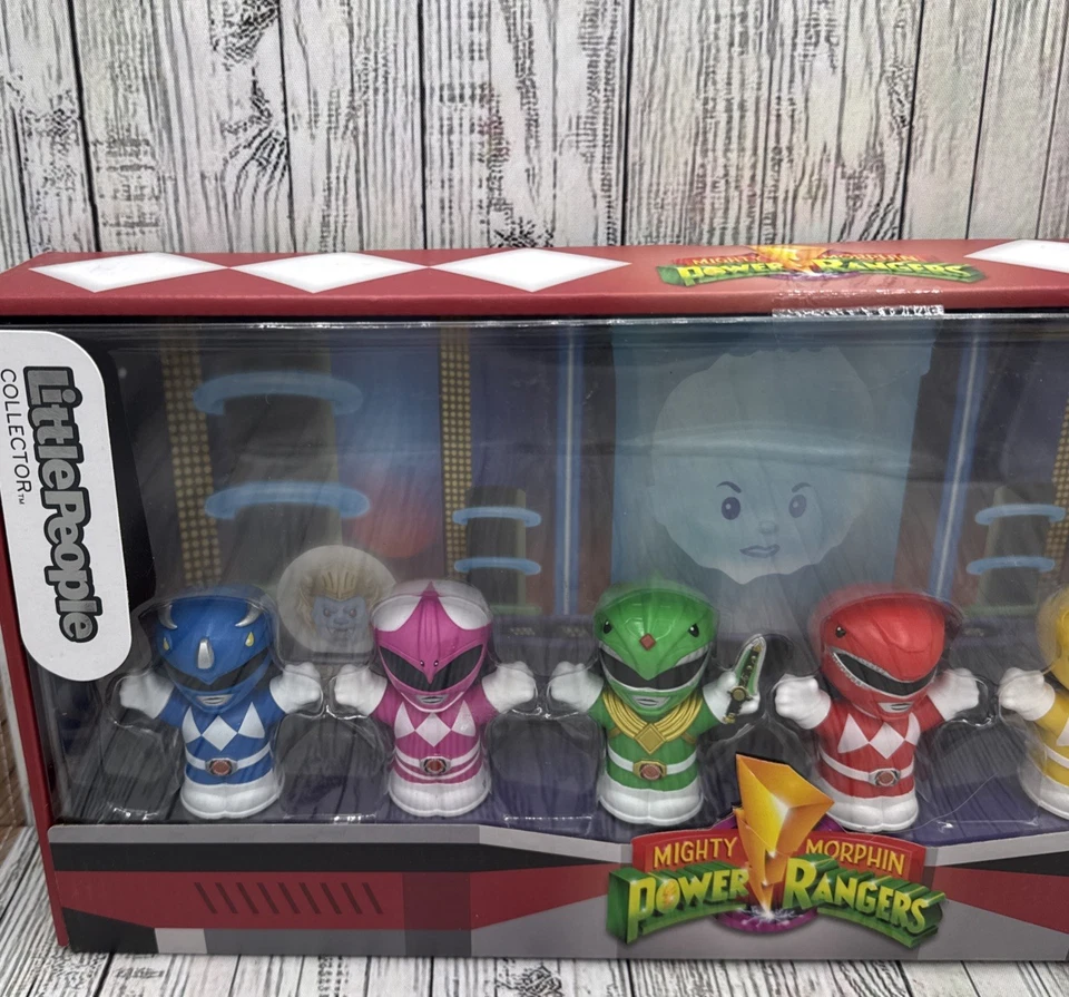 Fisher Price Little People Collector Mighty Morphin Power Rangers Set Foto 2 de 4