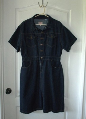 Vtg. Levi's Strauss Signature Women's Denim Dress size Large